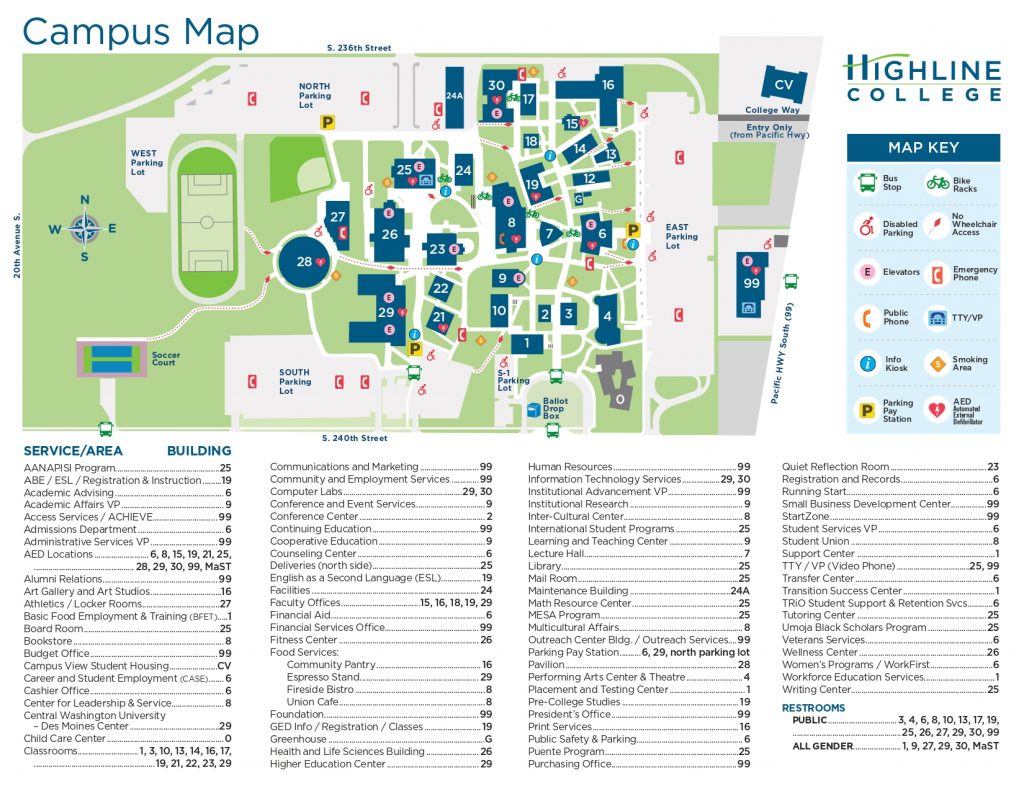 Highline-College-Campus-Maps