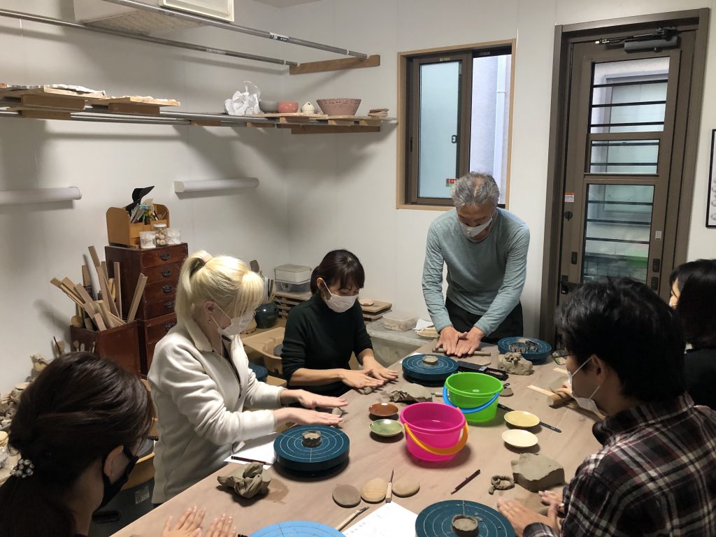 陶芸教室での様子