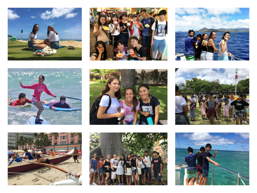 GV Hawaii 　Junior プログラム様子