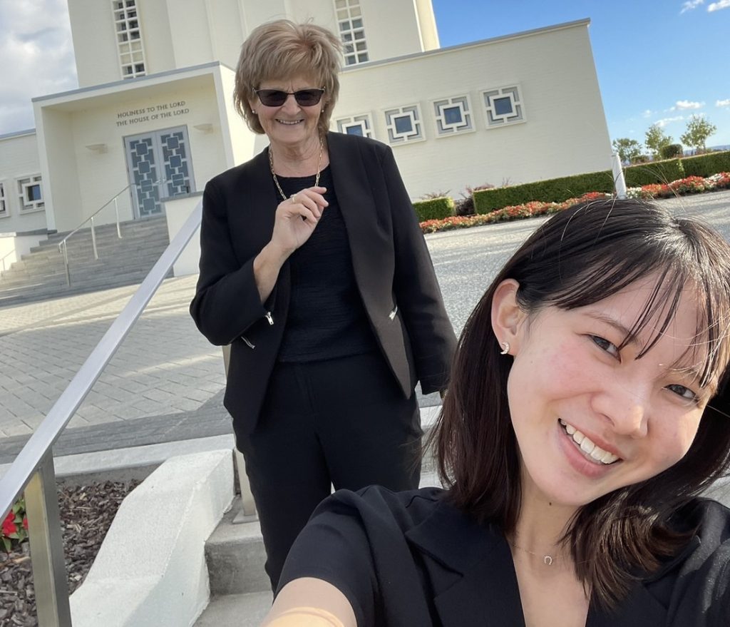 ホストマザーと日本人女性