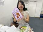 留学から帰国した笑顔の女性