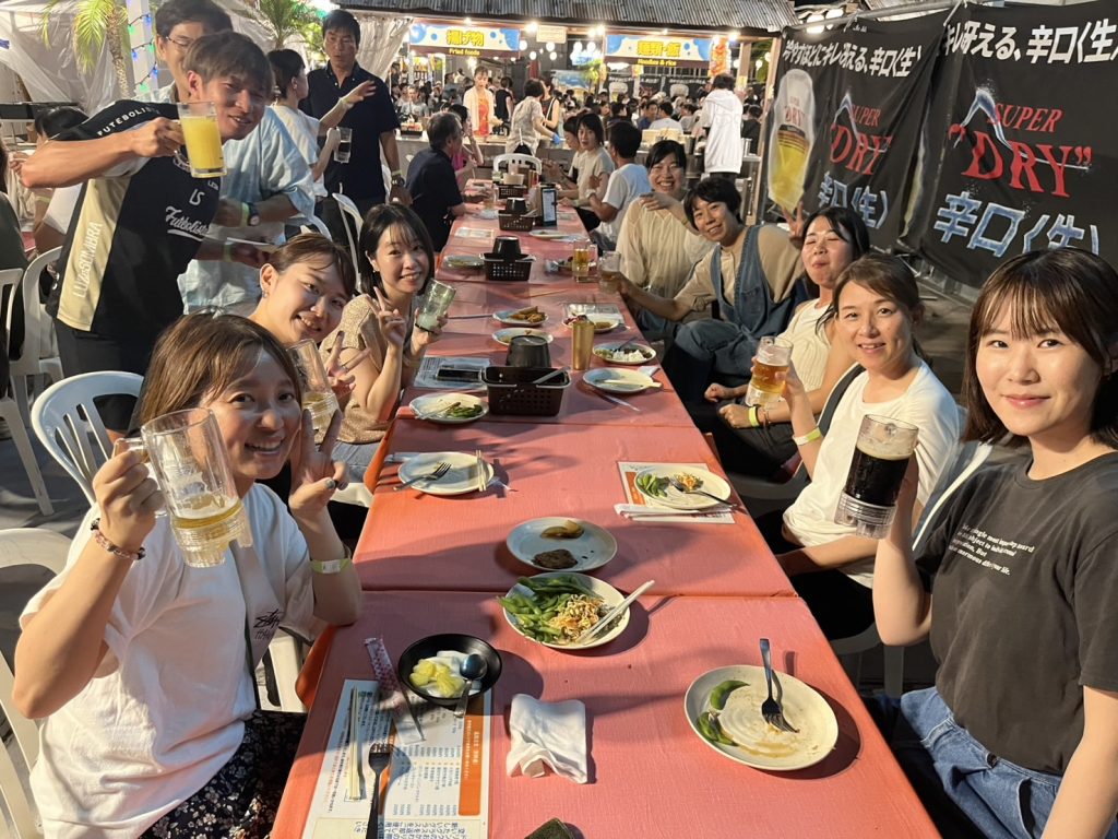 ビアガーデンイベント集合写真