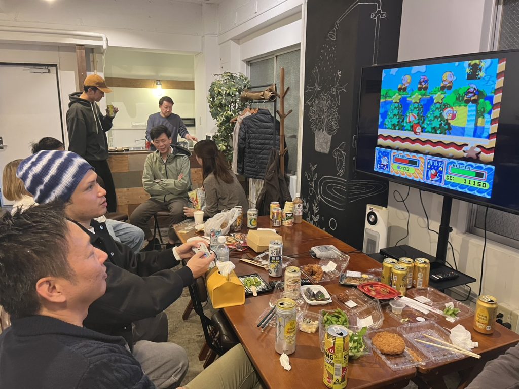 スーファミで盛り上がる人たち