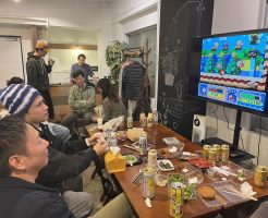 スーファミで盛り上がる人たち