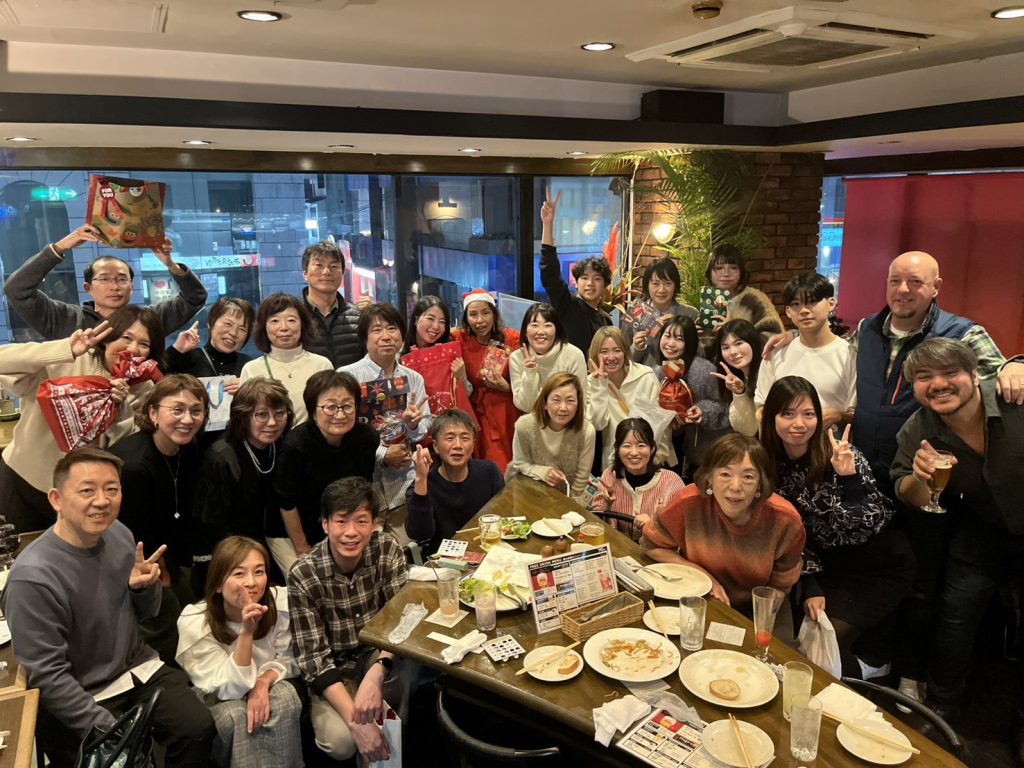クリスマスパーティー集合写真