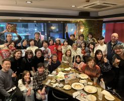 クリスマスパーティー集合写真